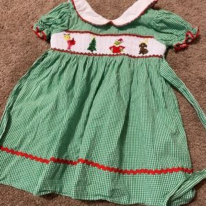 Smocked Grinch Dress